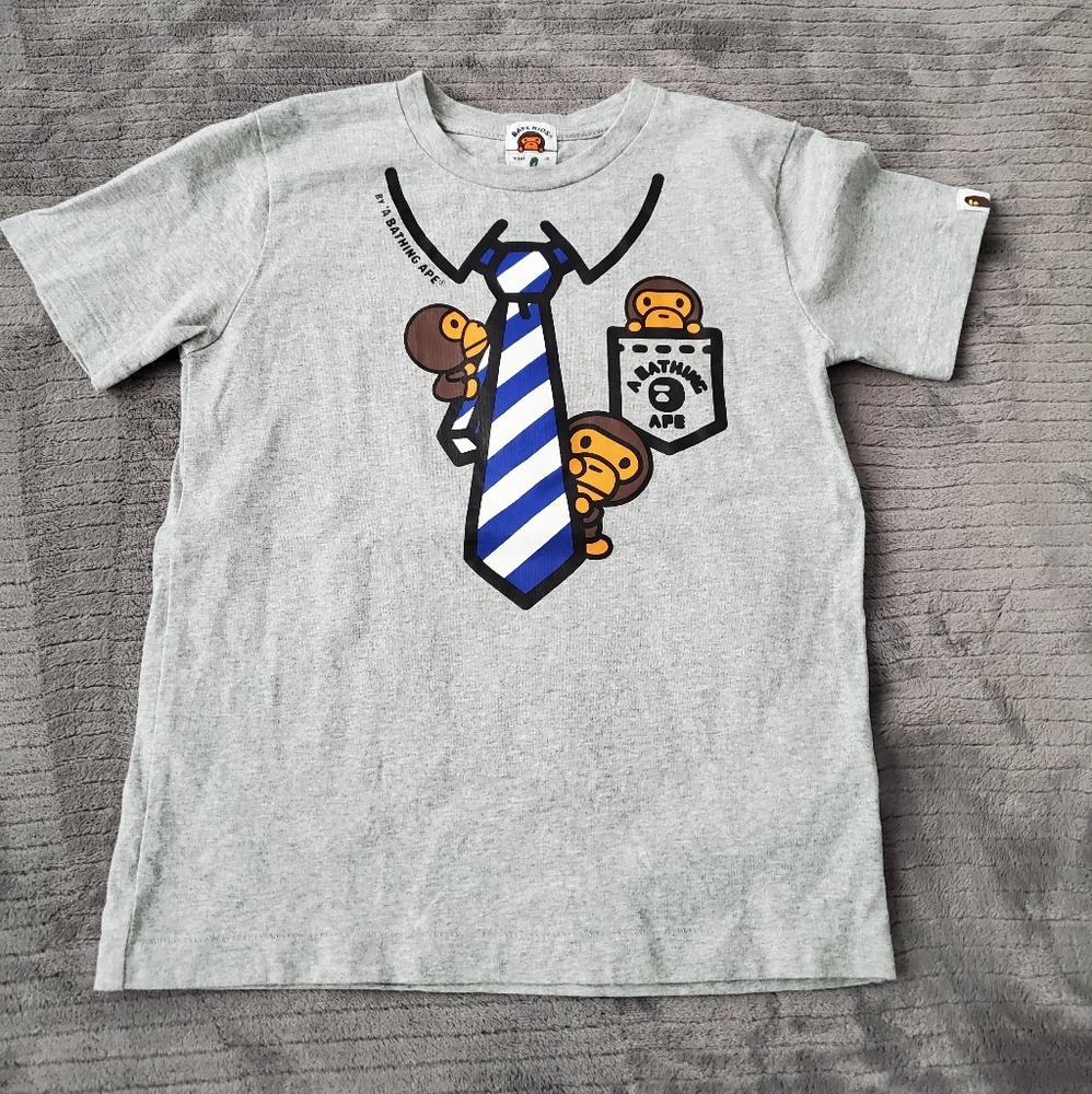 Authentic Bape Kids Tee- sz 130